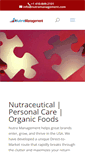 Mobile Screenshot of nutramanagement.com